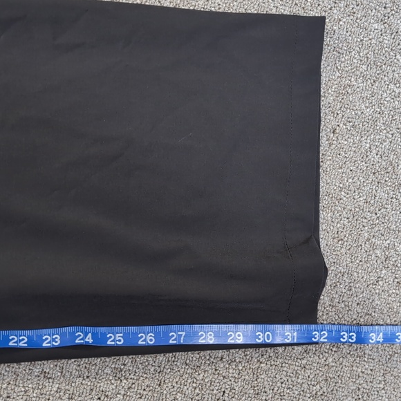 ALO Yoga High-Waist Dreamscape Pleated Wide Leg Trouser Size Large Long in Black - Picture 12 of 14